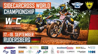 GP RUDERSBERG 2022 HIGHLIGHTS TV SHOW  FIM SIDECARCROSS WORLD CHAMPIONSHIP 2022 [upl. by Biagio]