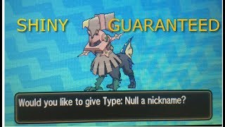 SHINY TYPENULL GUARANTEED HOW TO RNG TYPENULL [upl. by Immaj]