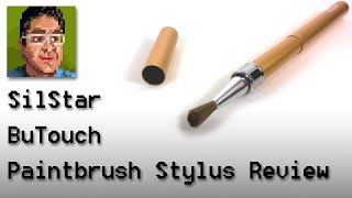 SilStar BuTouch Capacitive Paintbrush Stylus Review [upl. by Ytak]