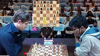 MAGNUS CARLSEN VS NARAYANAN  Tata Steel Chess 2024 [upl. by Vesta]