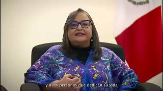 Mensaje de la Ministra Norma Piña Presidente de la CJF y de la SCJN [upl. by Tani]