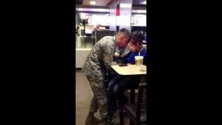 Airman surprises girlfriend Starring Jordan and Ashlea [upl. by Onidranreb]