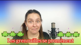 Les grenouilles se promènent  Animaux mouvements [upl. by Bekaj]