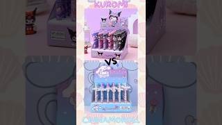 Kuromi VS Cinnamorollkuromi cinnamoroll cinnamonrolls sanrio miniso vs team kawaii short [upl. by Aihtniroc]