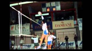 Radiocronaca di pallavolo serie A1 1984 BellunoMilano [upl. by Lodovico]