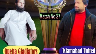 MSL League Match No 28  QG VS IU  Live streaming Mudassir Mahi [upl. by Norvol]