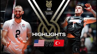 🇺🇸 USA vs 🇹🇷 TUR  Highlights  Mens OQT 2023 [upl. by Brinson]