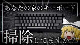 【必見】身近なアイテムだけでキーボードを完璧に掃除する方法！！ [upl. by Sucirdor196]