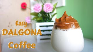 DALGONA COFFEE  WITHOUT MIXER  Gen Arellano [upl. by Ahtenek]