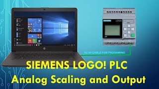 SIEMENS LOGO PLC ANALOG SCALING AND OUTPUT [upl. by Aniweta]