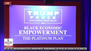 🔴LIVE President Trump Remarks in ATLANTA on Black Economic Empowerment The Platinum Plan [upl. by Bindman]