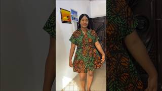 Shift dress with drawstring waistline 😍 Full sewing tutorial is on my channel 🥰🥰 100shorts2024 [upl. by Derr]