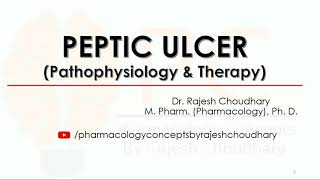 Peptic Ulcer Phathophysiology and Therapy [upl. by Schrader]