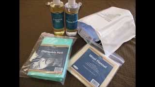 Making a Wool Flannel Castor Oil Pack [upl. by Odab948]