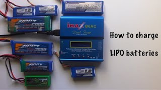 How to Use a IMAX B6 Lipo Battery Charger [upl. by Lauren]