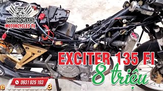 Video 560 Exciter 135 Lên Fi Gía Rẻ Siêu Tiết Kiệm Xăng Ga Bốc Mượt Hơn Mong Đợi  Motorcycle TV [upl. by Leodora]