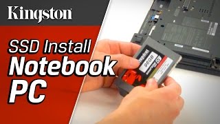 How to Install SSD in Notebooks  Kingston Technology [upl. by Packton17]