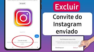 Como cancelar o envio de mensagem de convite no Instagram  Excluir mensagem de convite do Instagram [upl. by Bohrer]