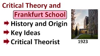 Critical Theory and Frankfurt School Explained frankfurt [upl. by Ttenna888]