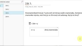 Problemski zadaci  sustavi linearnih jednadžbi [upl. by Odetta]