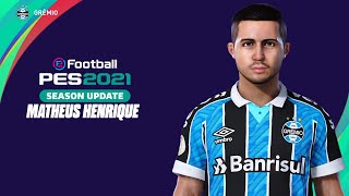 Matheus Henrique PES 2021  How to create [upl. by Ataynek526]