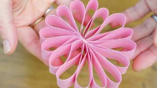 How to make a hanging paper decoration [upl. by Winnifred18]