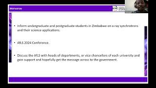 FIP Roadshow on synchrotron science and Xray imaging techniques in Zimbabwe [upl. by Gracie937]