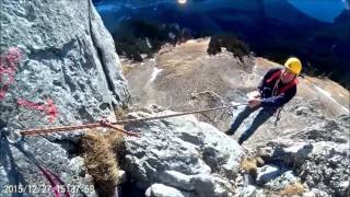 Abseilpiste Rote Flüh im Tannheimer Tal [upl. by Lavoie645]