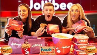 Last to STOP Eating JOLLIBEE Wins £1000  Challenge [upl. by Elohcin]