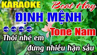 Định Mệnh Karaoke Tone Nam Karaoke Duy Organ  Beat Mới [upl. by Bannasch]