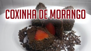 Brigadeiro De Morango  Receita Low Carb E Cetogênica  Coxinha de Morango [upl. by Alroi301]