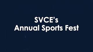 SVCEs Annual Sports Fest  SVCE Tirupati [upl. by Glarum]