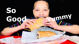 12” Subway Turkey Sub Mukbang food foodie eating eatingshow turkey fyp dinner delicious [upl. by Nagram988]