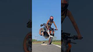 Bike Rider Ka Mehnat 💔🙏  Sumon Stunts shorts ktm [upl. by Aneelak]