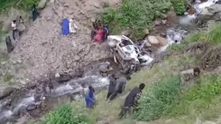 5 dead and many others injured in a road accident at Chatroo Kishtwar [upl. by Frum762]