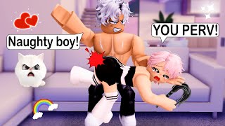 Roblox Gay Story 💖 My Cat Turned Into A Handsome Gay Guy Part 1🌈 BERRY AVENUE RP [upl. by Nitsir]