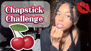 Chapstick Challenge Will We Win🎀💋🍒🍃 [upl. by Pieter]