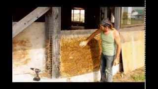 Straw Light Clay  Alternative to Straw Bale Building Craik SK [upl. by Nawad]