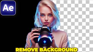 How to REMOVE a BLACK BACKGROUND in After Effects [upl. by Annasiul]