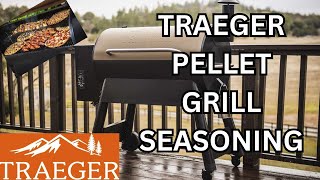 Traeger Grill Pro Series 34 Wood Pellet Grill Set Up Seasoning Review  Wood Fire Cooking [upl. by Cheslie]