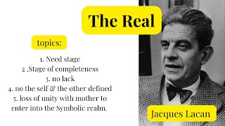 The Real stage by Jacques Lacan [upl. by Arbed]