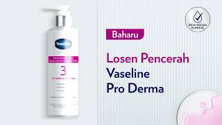 BAHARU Vaseline Pro Derma Brightening Lotion 6 [upl. by Cailean]