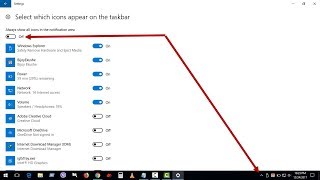 How to Hide or Show icon bar On Windows 10 bangla tutorial [upl. by Aliuqet]