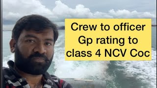 Crew to officer  Gp rating  class 4 ncv Coc ship merchantnavy viral [upl. by Tnomal]