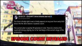 Re Zero Leaker Confirms Season 3 episode count [upl. by Retha]