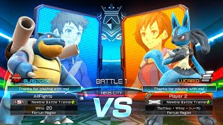 Blastoise vs Lucario  Pokkén Tournament DX [upl. by Herzel721]