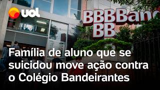 Colégio Bandeirantes Família de aluno que se suicidou move ação contra escola e pais dos envolvidos [upl. by Latrell462]