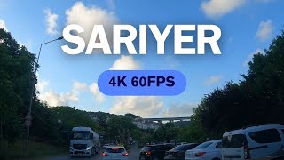 4k İstanbul Sarıyer Virtaul Car Tour  Car Drive in İstanbul 4kcar [upl. by Luoar]