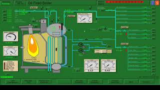 Kongsberg MC90 VLCC Ship engine simulator  How to start up the boiler [upl. by Sheng185]