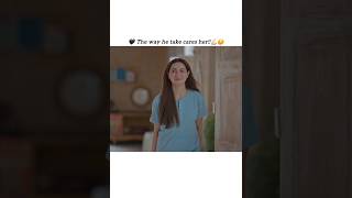 🤌🏻☺️The way he take cares her🖤haniaamir fahadmustafa shorts youtubeshorts [upl. by Lim375]